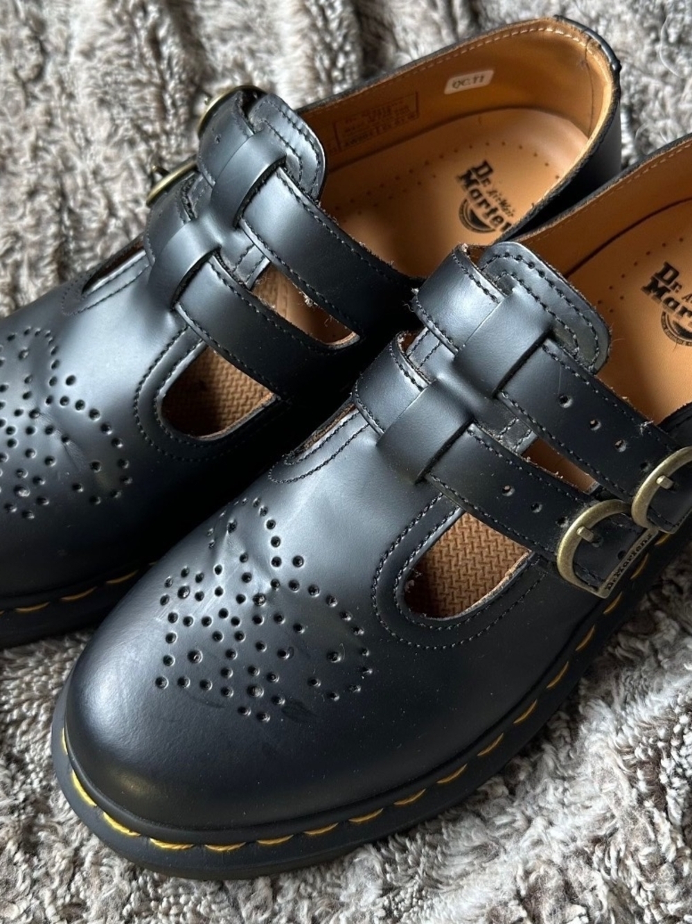 Dr. Martens Women's Black Mary Jane Shoes